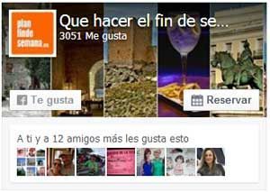 Cuadro Me gusta Facebook