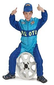 Disfraz infantil piloto F1