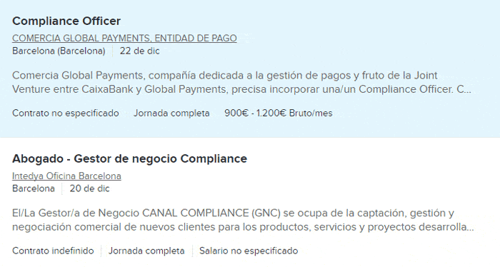 Compliance officer