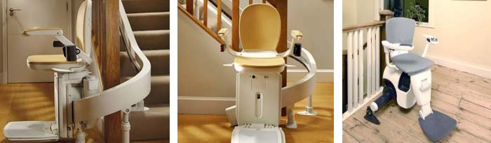 Sillas salvaescaleras curvas