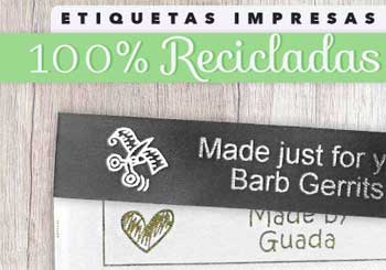 Etiquetas impresas reciclables