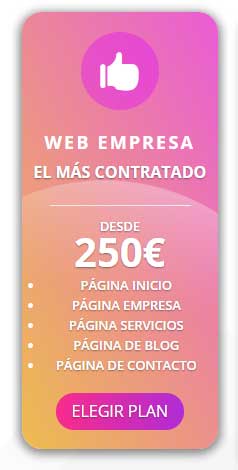 Presupuesto página web
