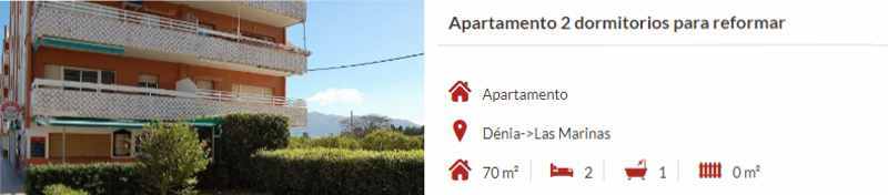 Venta de apartamentos en Denia