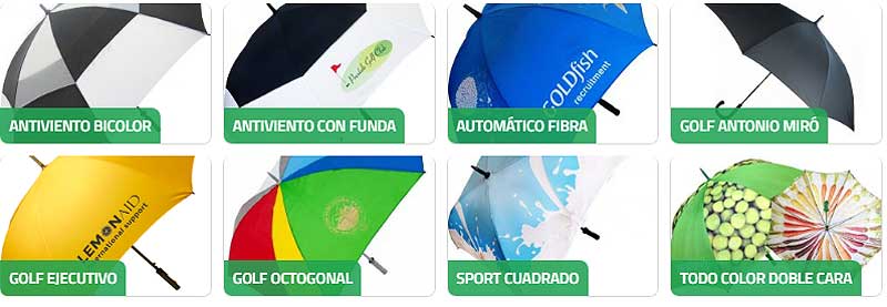 Paraguas eventos deportivos