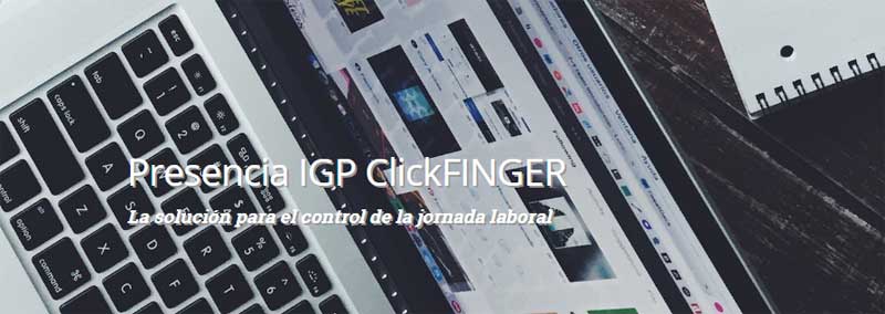 Control de presencia IGP Clickfinger