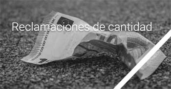 Reclamaciones de cantidad