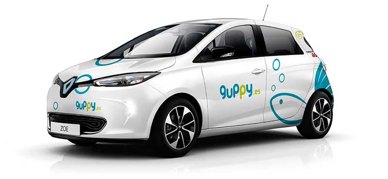 Guppy alquiler de coches emprendedores