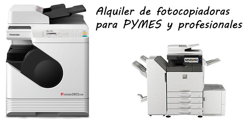 Alquiler de fotocopiadoras