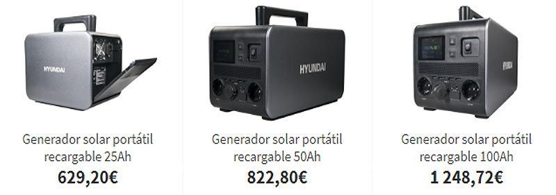 Generadores eléctricos solares