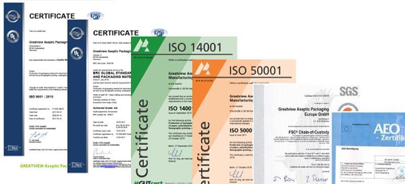 Tipos de certificados de calidad