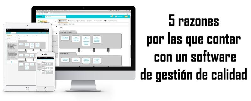 Razones contar software gestión de calidad