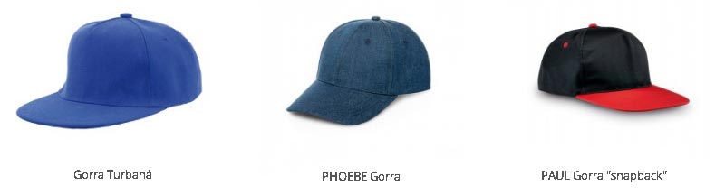 Gorras infantiles Merchandising Gorras infantiles Merchandising