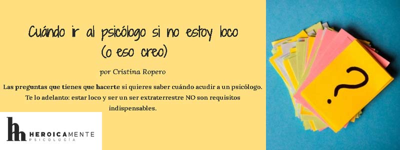 Cuándo ir a un psicólogo