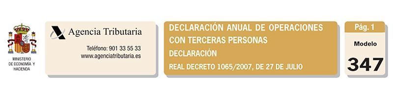 Qué es el modelo 347
