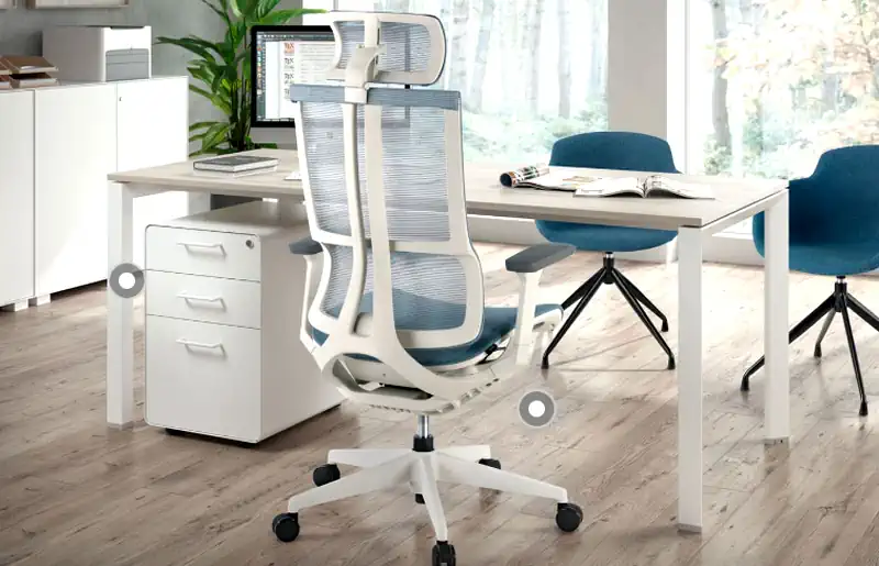 Sillas ergonómicas con respaldo lumbar