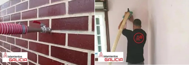 Proceso insuflado aislamiento térmico